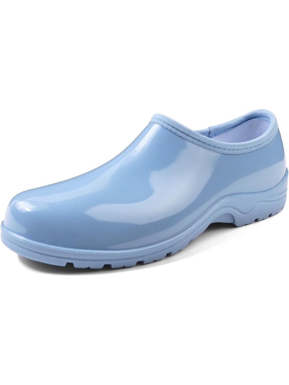 🆕Women's Blue Garden Shoes Slip-On Outdoor Clogs Rain Shoes Casual